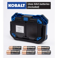 Kobalt - 1000 Lumens LED Work Light (Batteries Included) -Kobalt 19225287ca L