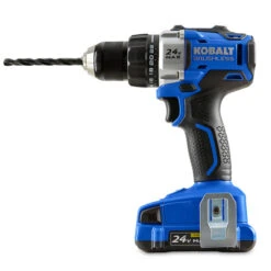 Kobalt 21 Kobalt 24-V Max Drill-Driver - 1/2-in Chuck - Brushless Motor - Charger, Battery And Bag Included