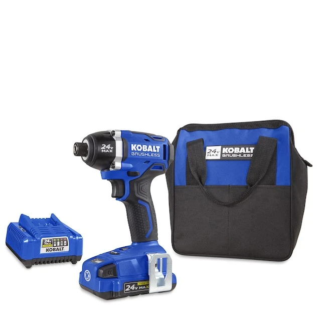 Kobalt 24-V Max Cordless Impact Driver Set - Brushless Motor - Charger, Battery And Accessories Included 5 Kobalt 24-V Max Cordless Impact Driver Set - Brushless Motor - Charger, Battery And Accessories Included - Image 5